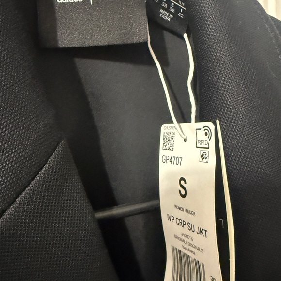 *NWT* Adidas X Ivy Park Cropped Suit Jacket - Black Women’s Size S - Picture 11 of 11